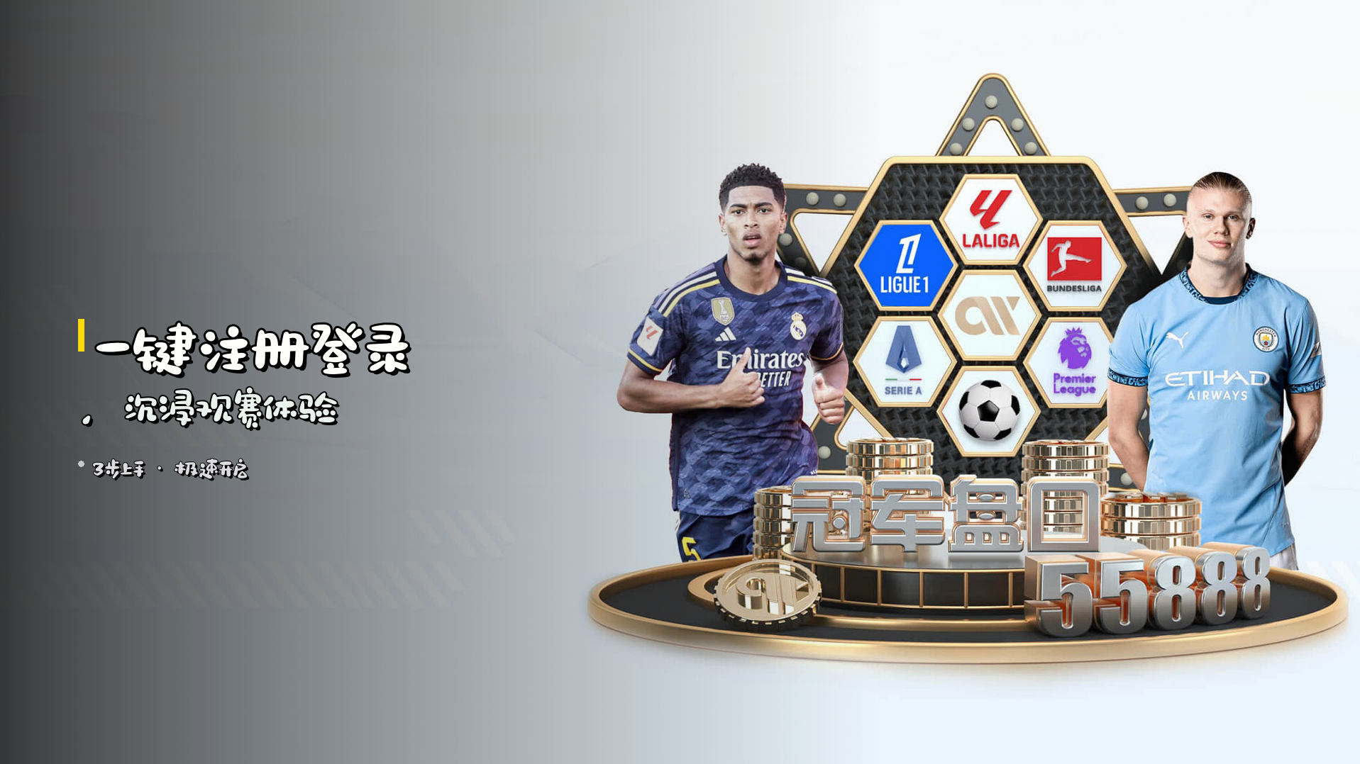 一键<strong>注册登录</strong>，沉浸观赛体验
